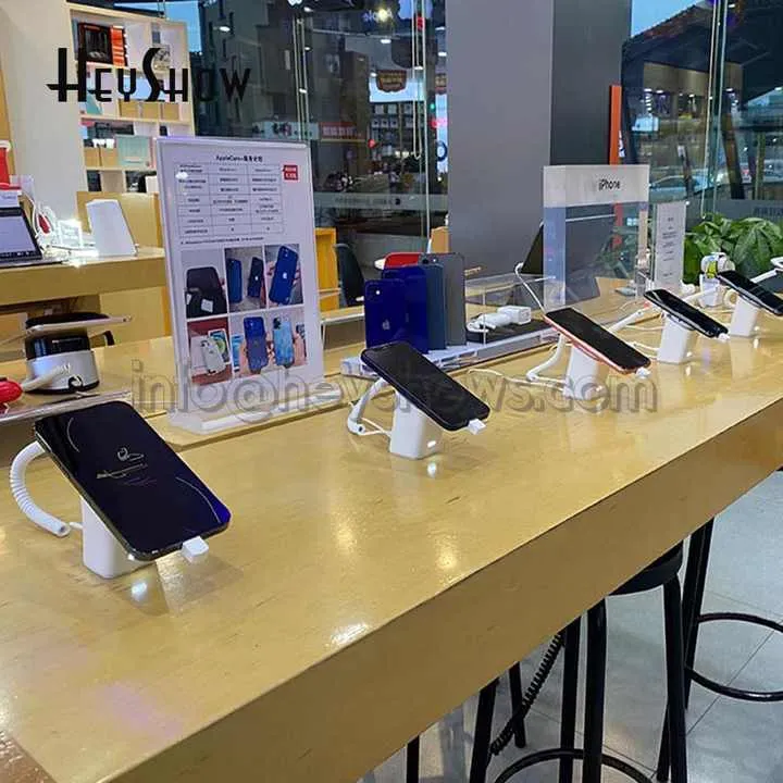 حامل أمان للهاتف المحمول مزود بشاشة إنذار . Mobile Phone Security Holder with Phone Screen Alarm