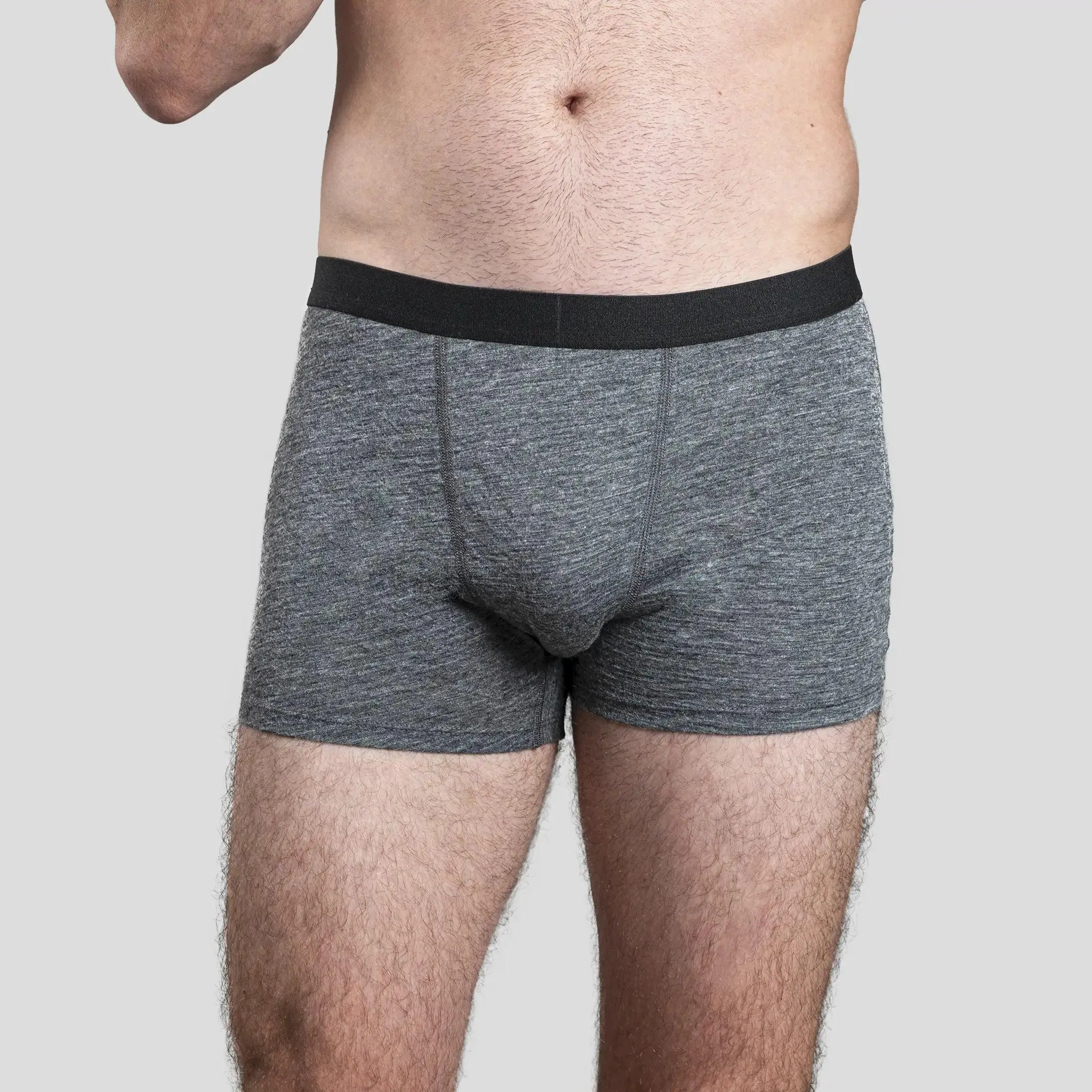 3 Pack - Men's Alpaca Wool Boxer Briefs: 160 Ultralight