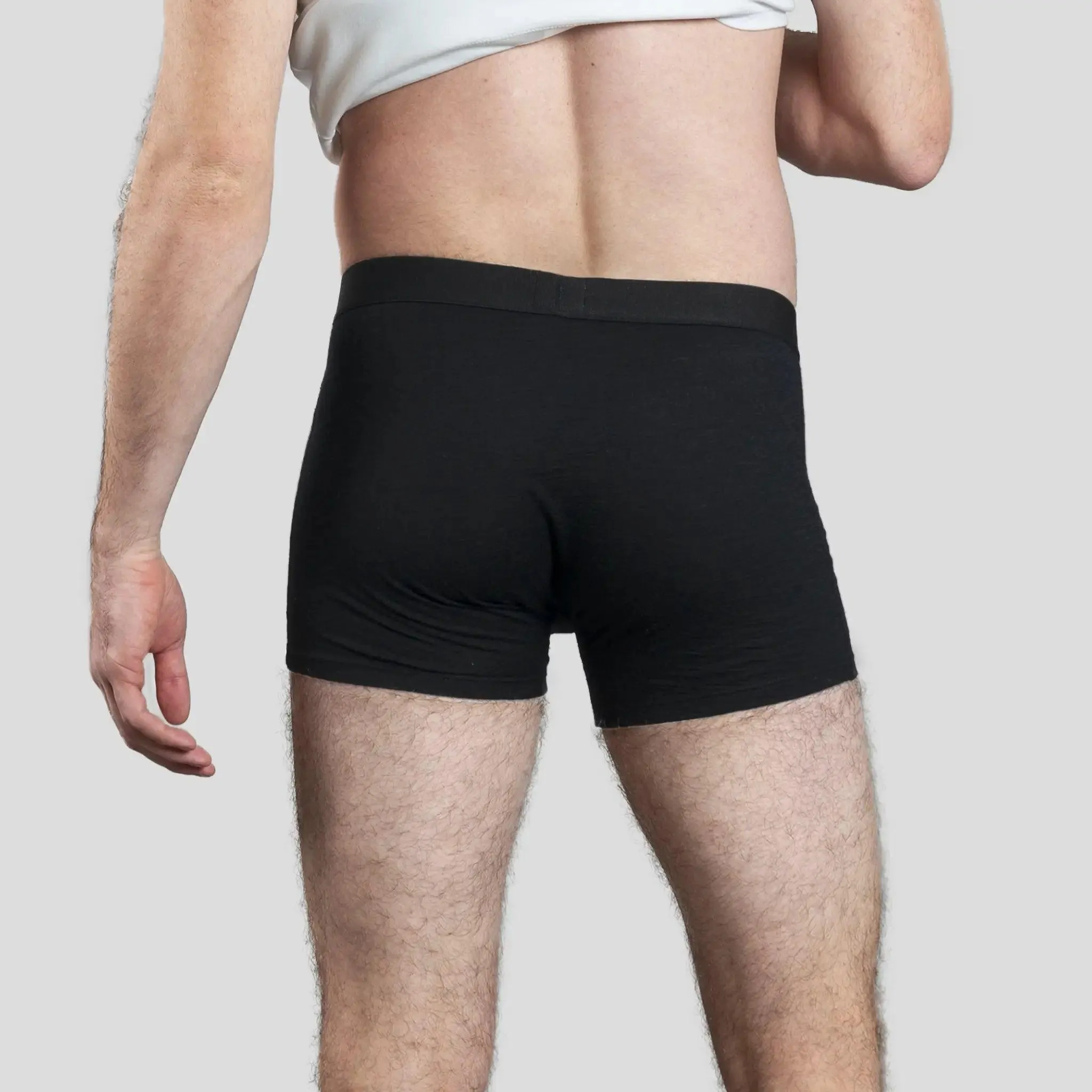 3 Pack - Men's Alpaca Wool Boxer Briefs: 160 Ultralight