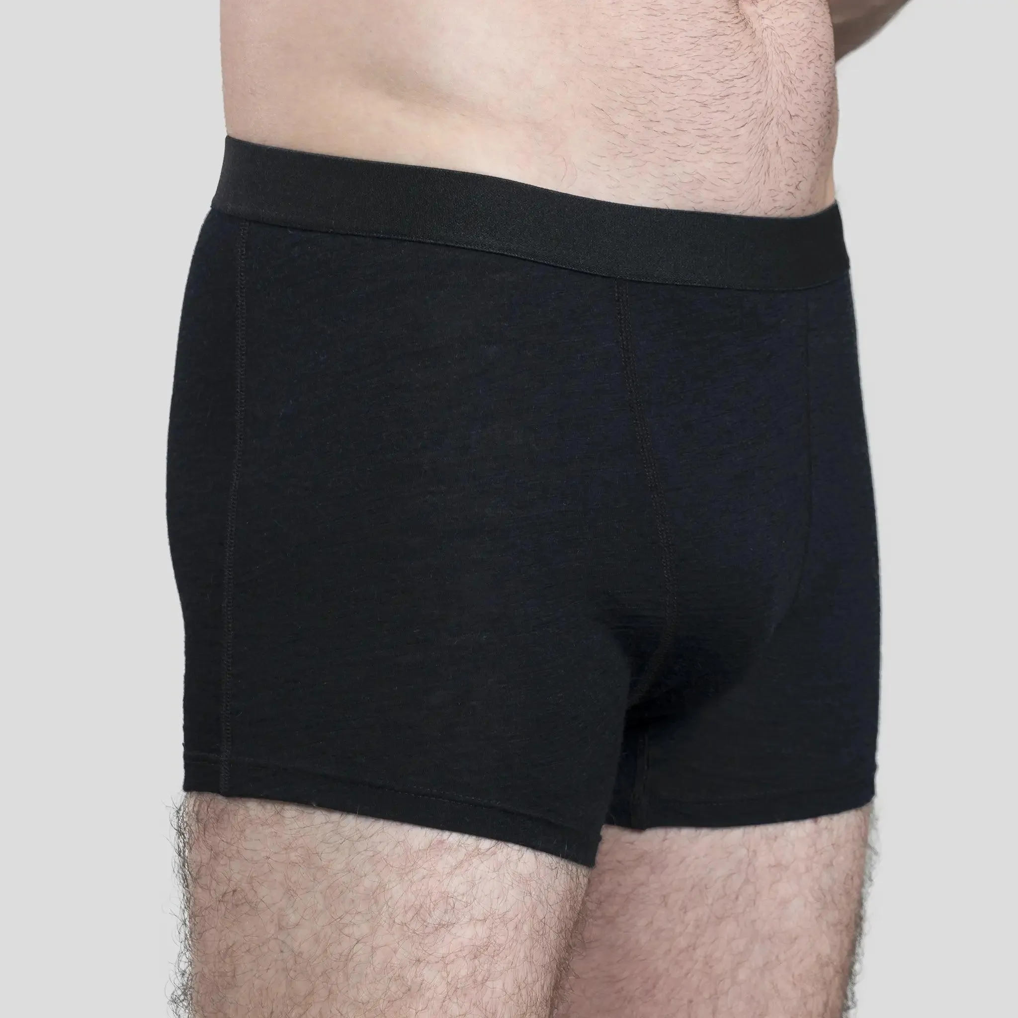 3 Pack - Men's Alpaca Wool Boxer Briefs: 160 Ultralight
