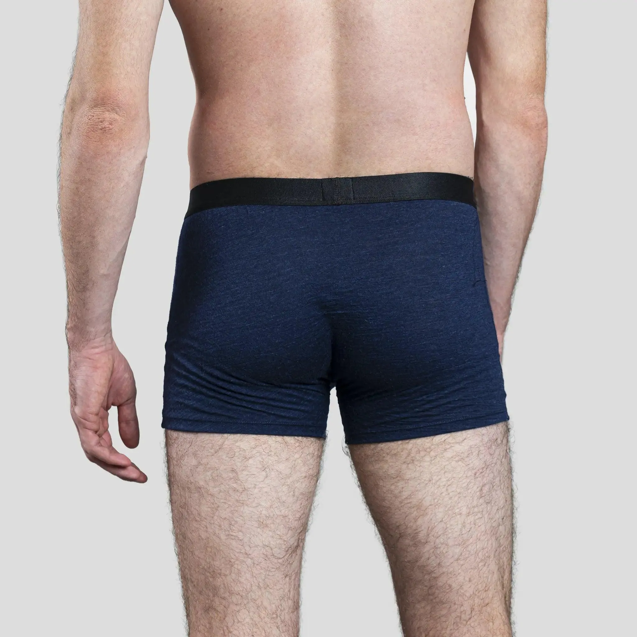 3 Pack - Men's Alpaca Wool Boxer Briefs: 160 Ultralight
