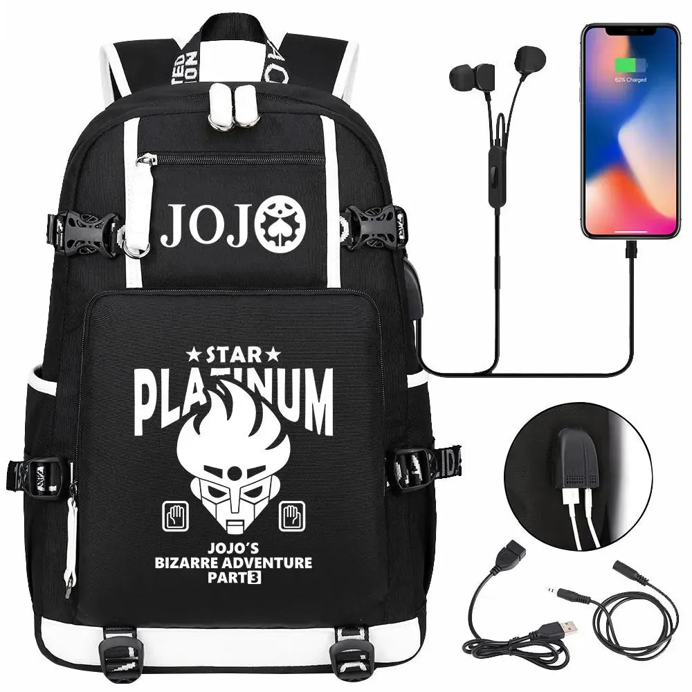 Adventure Backpack Multifunction Usb Charging School Bag for Teens Men and Women Travel