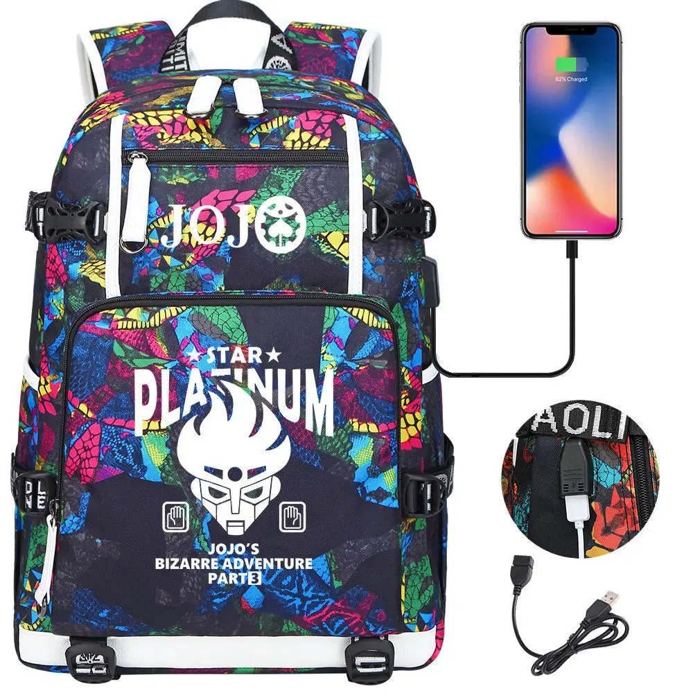 Adventure Backpack Multifunction Usb Charging School Bag for Teens Men and Women Travel