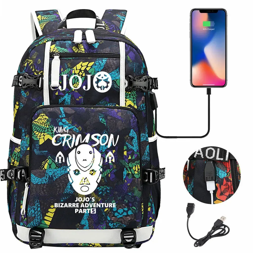 Adventure Backpack Multifunction Usb Charging School Bag for Teens Men and Women Travel