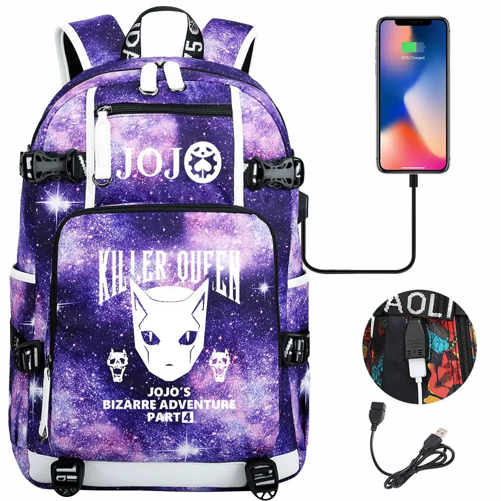 Adventure Backpack Multifunction Usb Charging School Bag for Teens Men and Women Travel