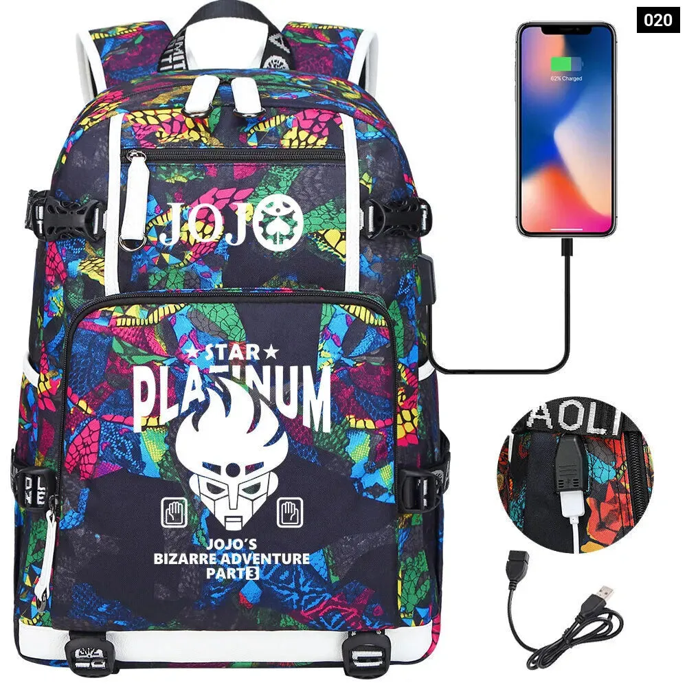Adventure Backpack Multifunction Usb Charging School Bag for Teens Men and Women Travel