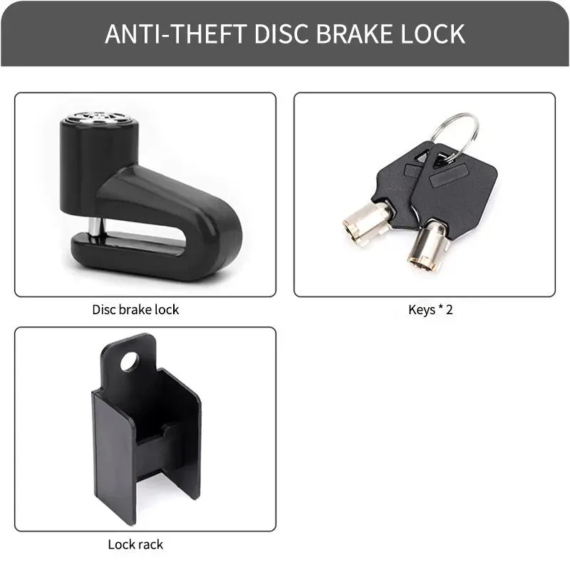 Anti Theft Disc Brake Lock for Motorcycles