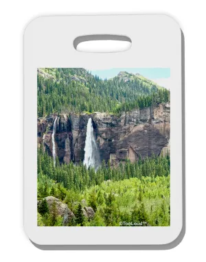 Beautiful Cliffs Nature Thick Plastic Luggage Tag by