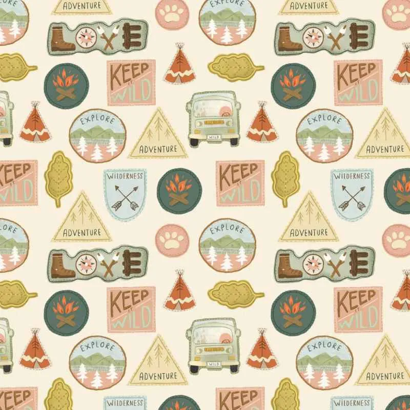 Camping Badges 2370 - Cedar Camp - Ramble & Bramble