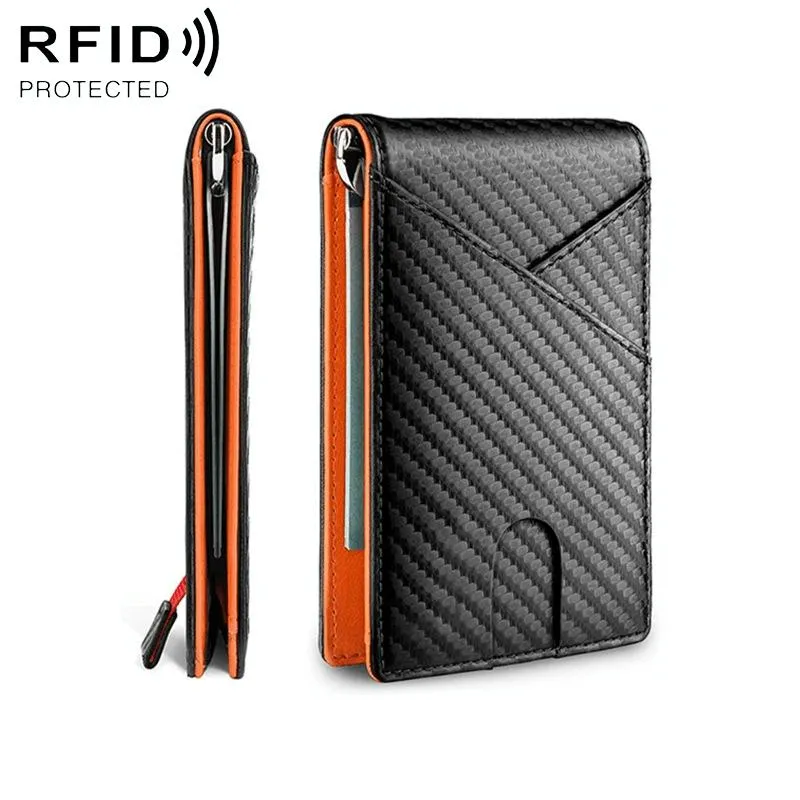 Carbon Fiber Business Wallet for Men - Rfid Protection