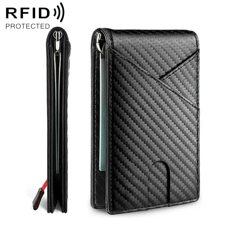 Carbon Fiber Business Wallet for Men - Rfid Protection