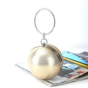 Chic Round Ball Clutch for Evening Events
