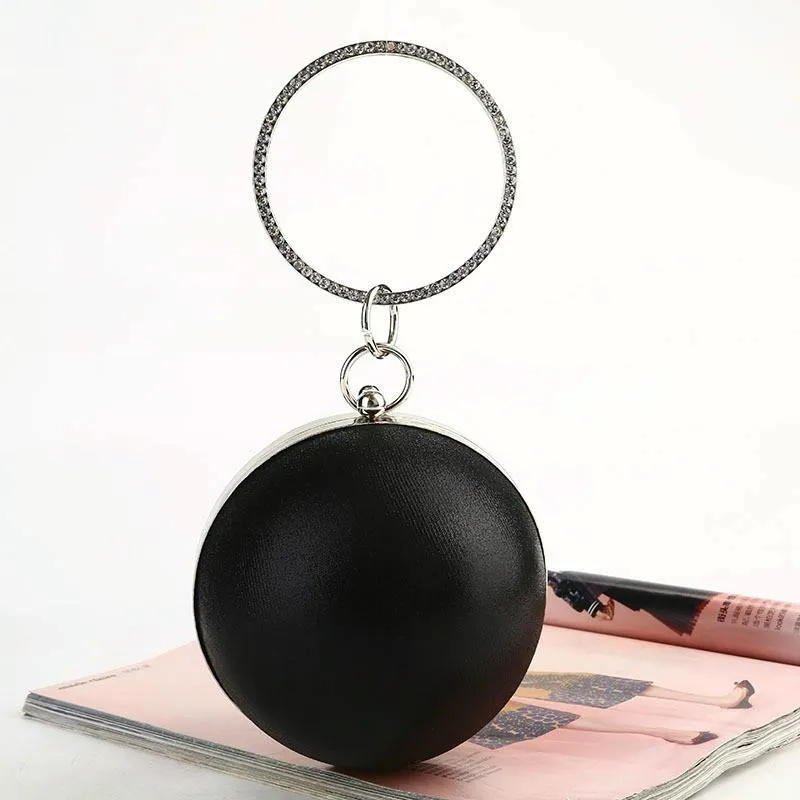 Chic Round Ball Clutch for Evening Events