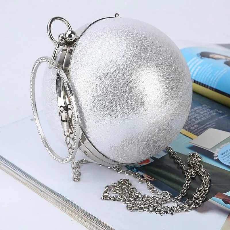 Chic Round Ball Clutch for Evening Events