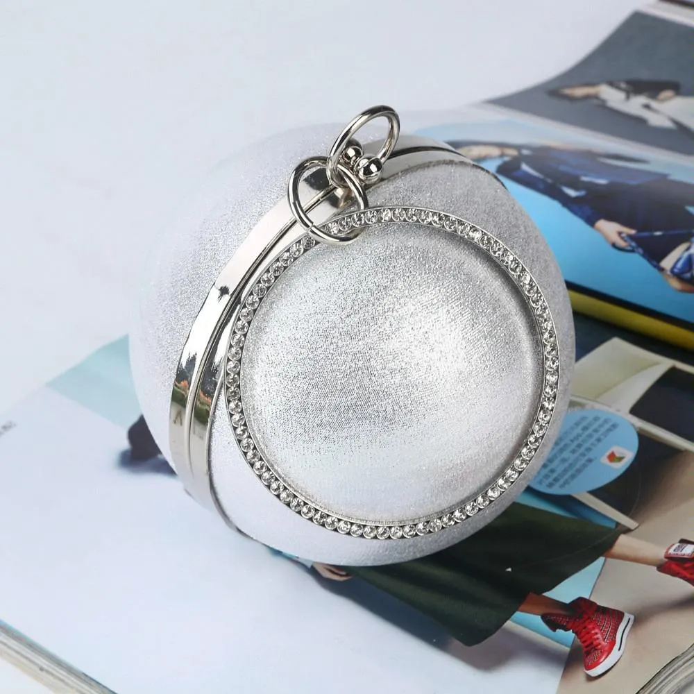 Chic Round Ball Clutch for Evening Events