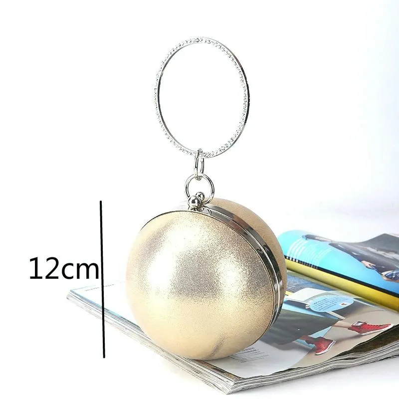 Chic Round Ball Clutch for Evening Events