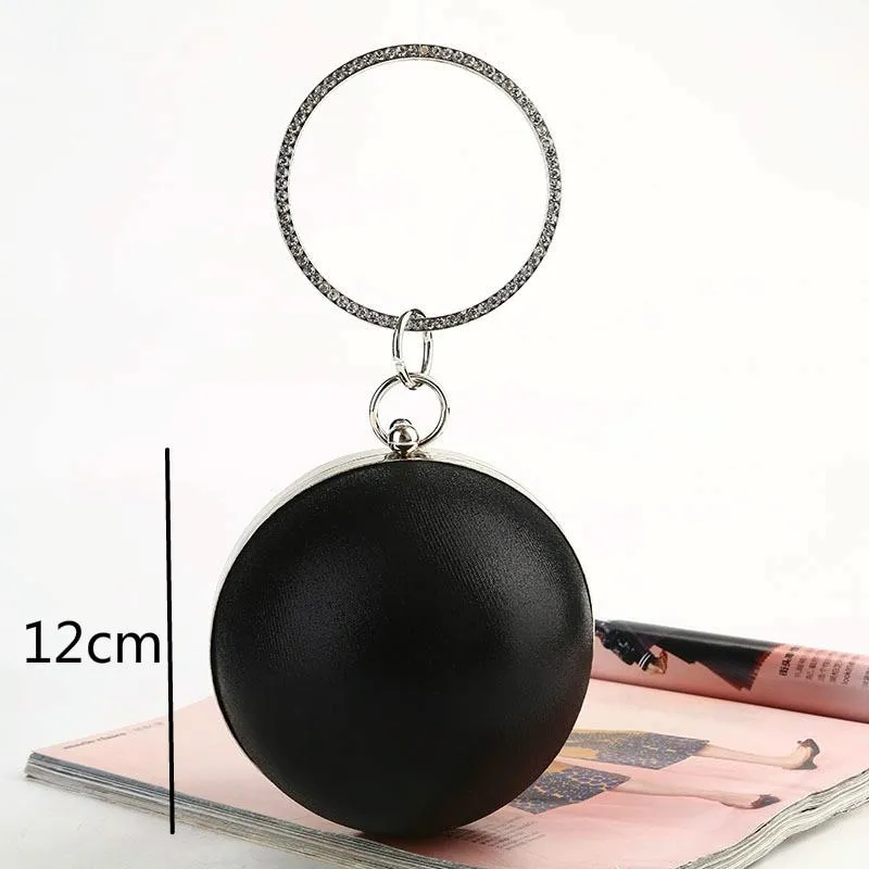 Chic Round Ball Clutch for Evening Events