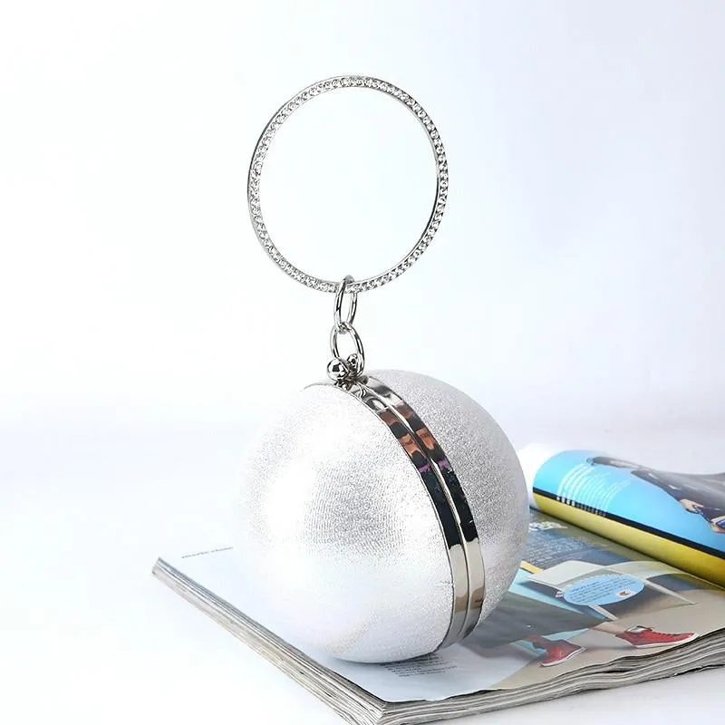 Chic Round Ball Clutch for Evening Events