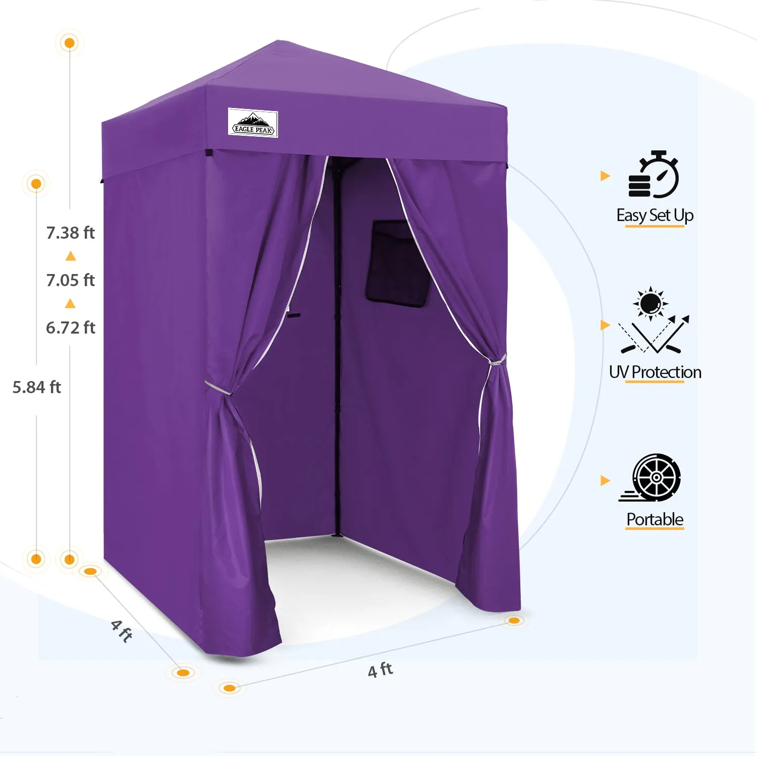 Flex Ultra Compact 4x4 Pop Up Changing Room Canopy