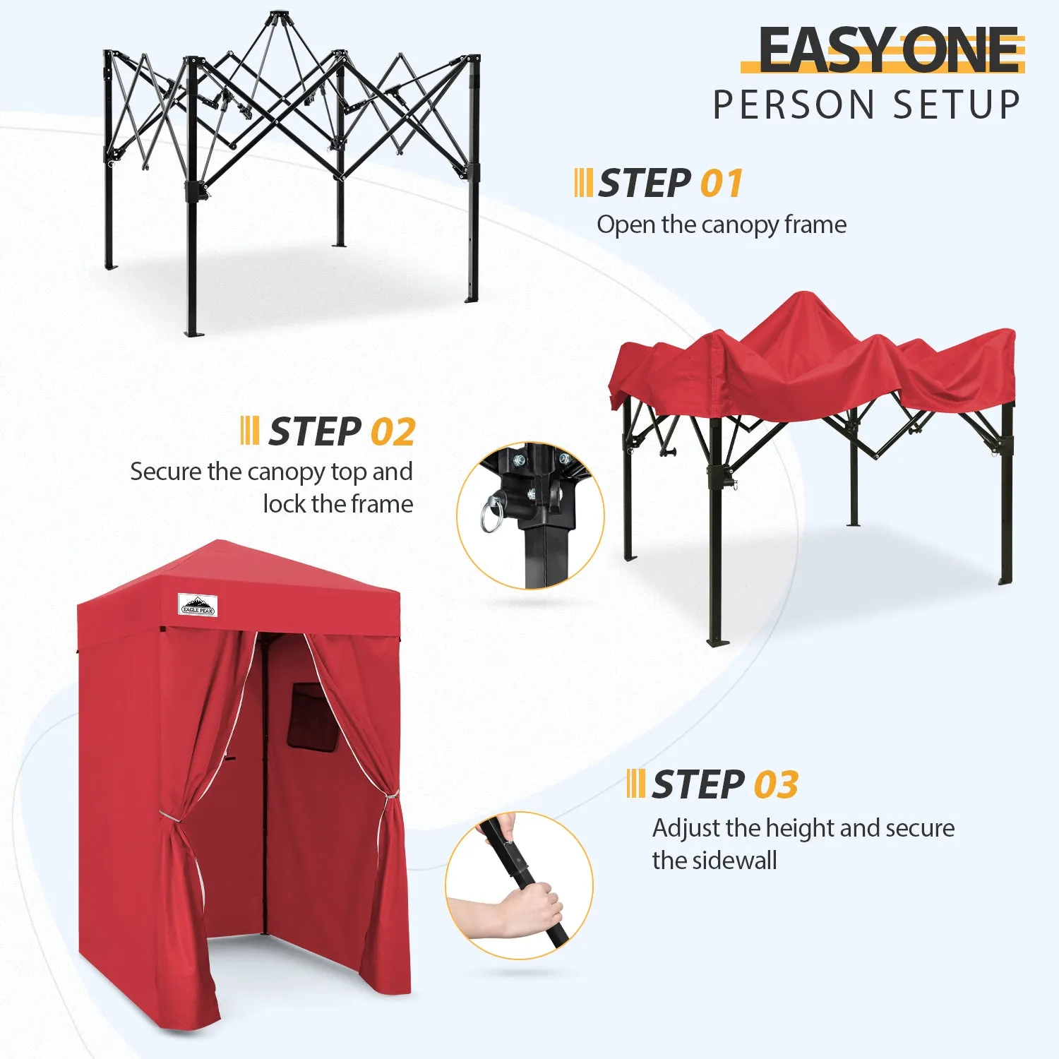 Flex Ultra Compact 4x4 Pop Up Changing Room Canopy