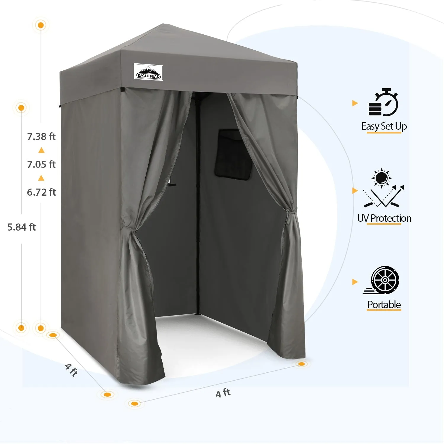 Flex Ultra Compact 4x4 Pop Up Changing Room Canopy
