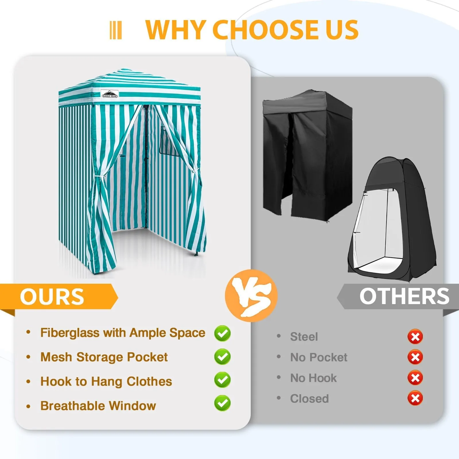 Flex Ultra Compact 4x4 Pop Up Changing Room Canopy