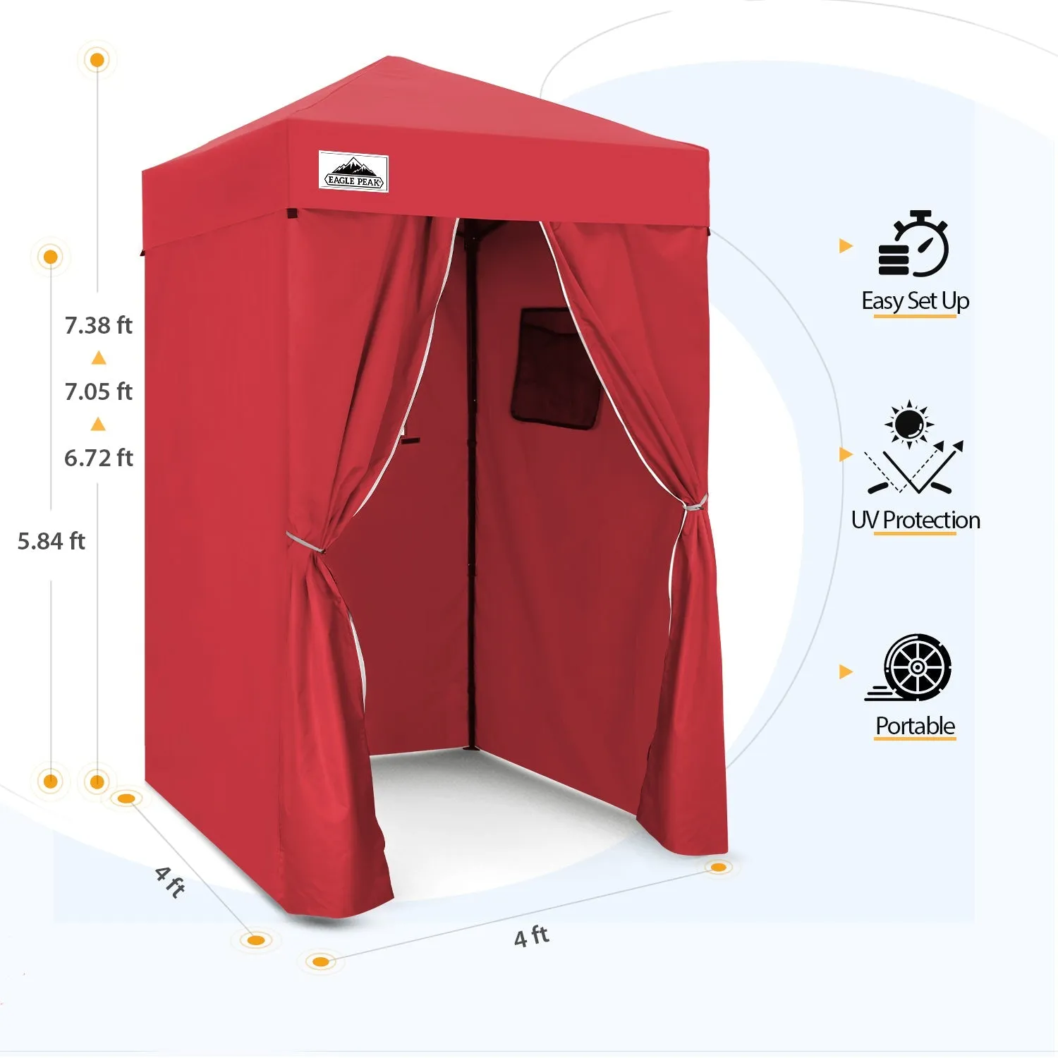 Flex Ultra Compact 4x4 Pop Up Changing Room Canopy