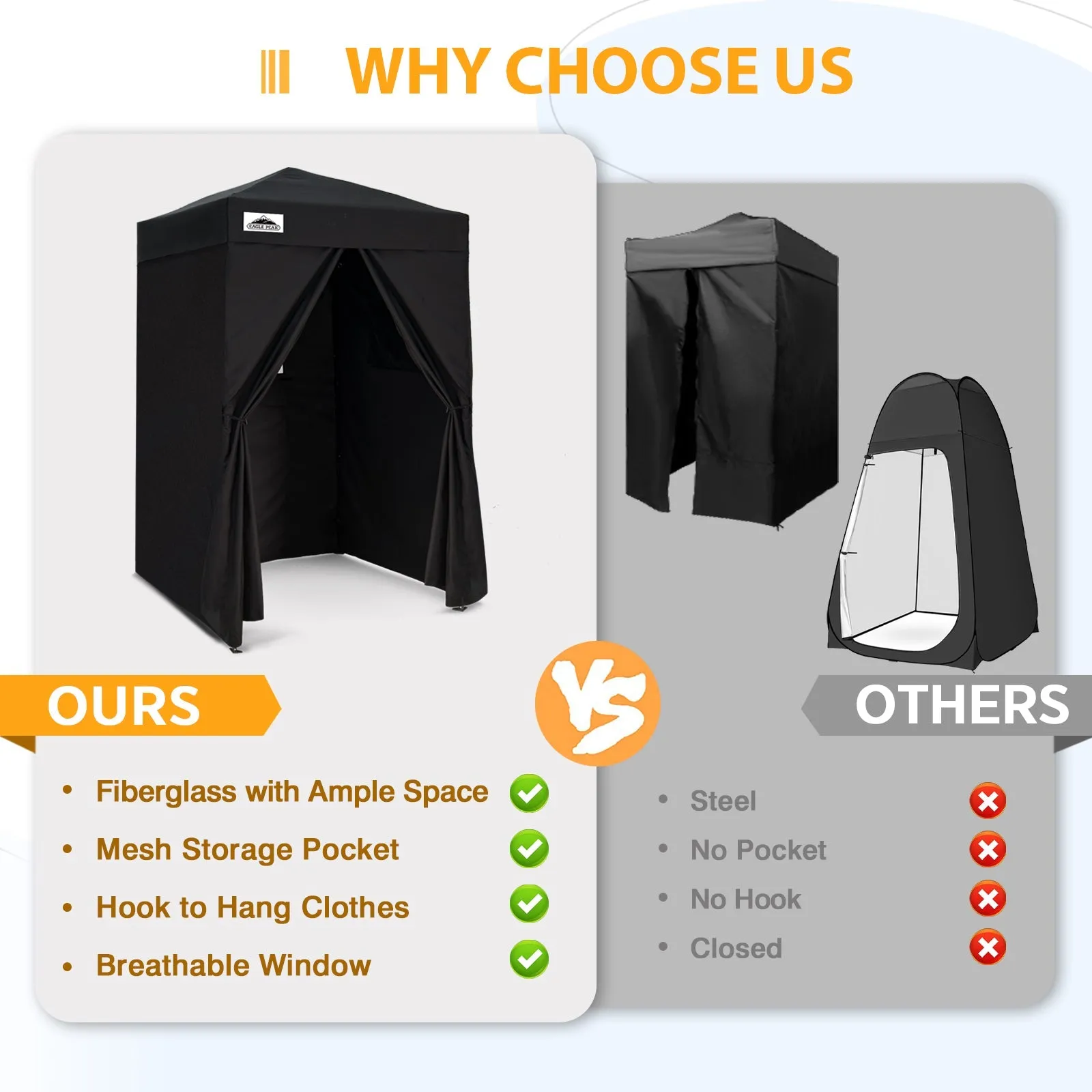 Flex Ultra Compact 4x4 Pop Up Changing Room Canopy