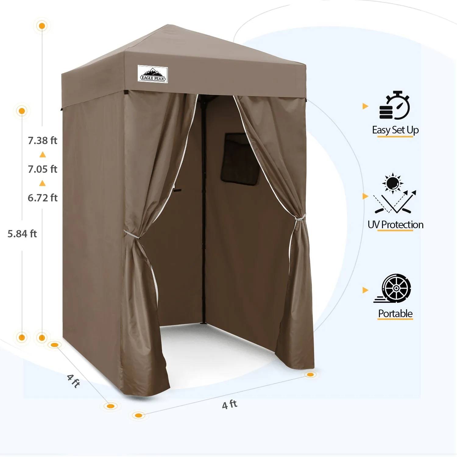Flex Ultra Compact 4x4 Pop Up Changing Room Canopy
