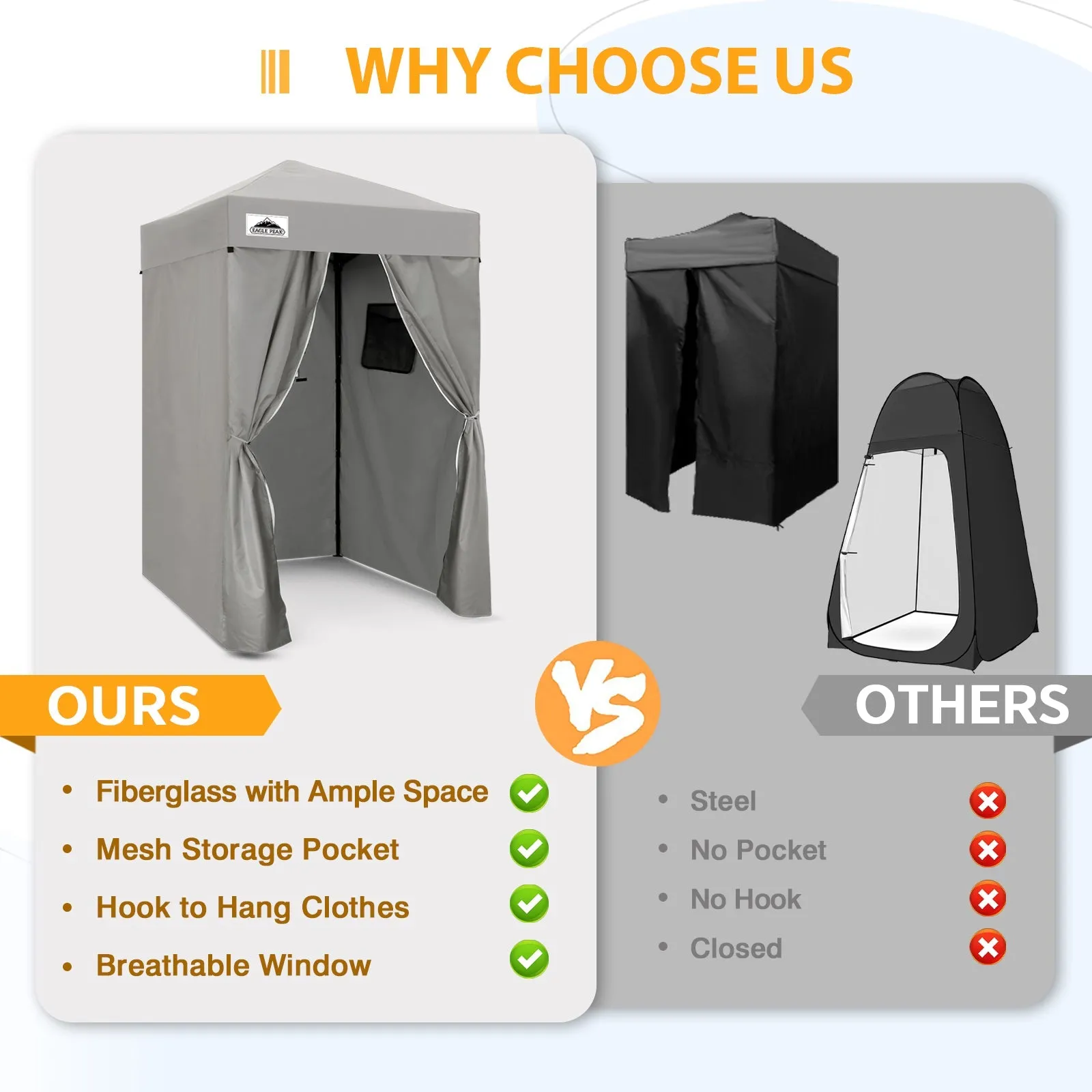 Flex Ultra Compact 4x4 Pop Up Changing Room Canopy