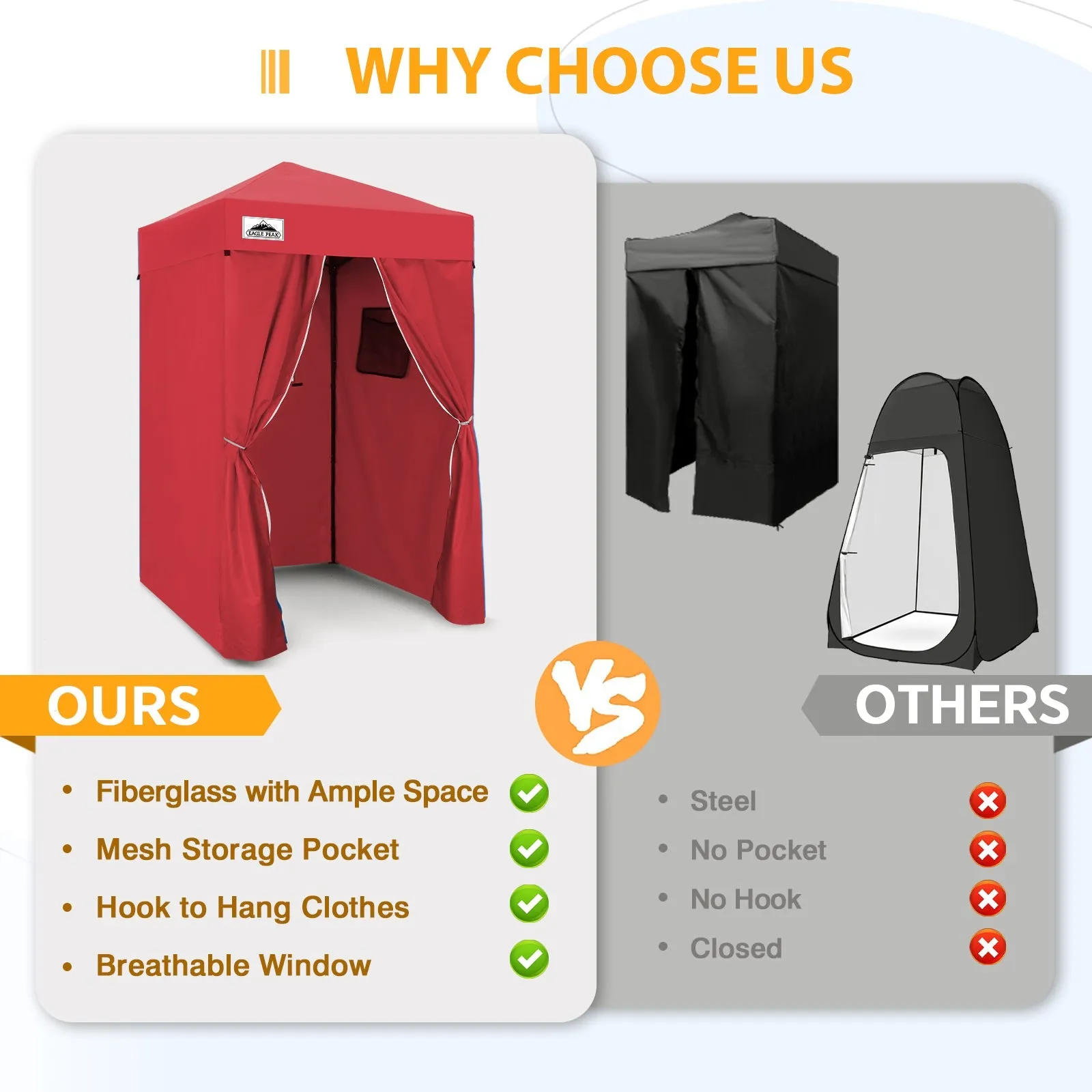 Flex Ultra Compact 4x4 Pop Up Changing Room Canopy