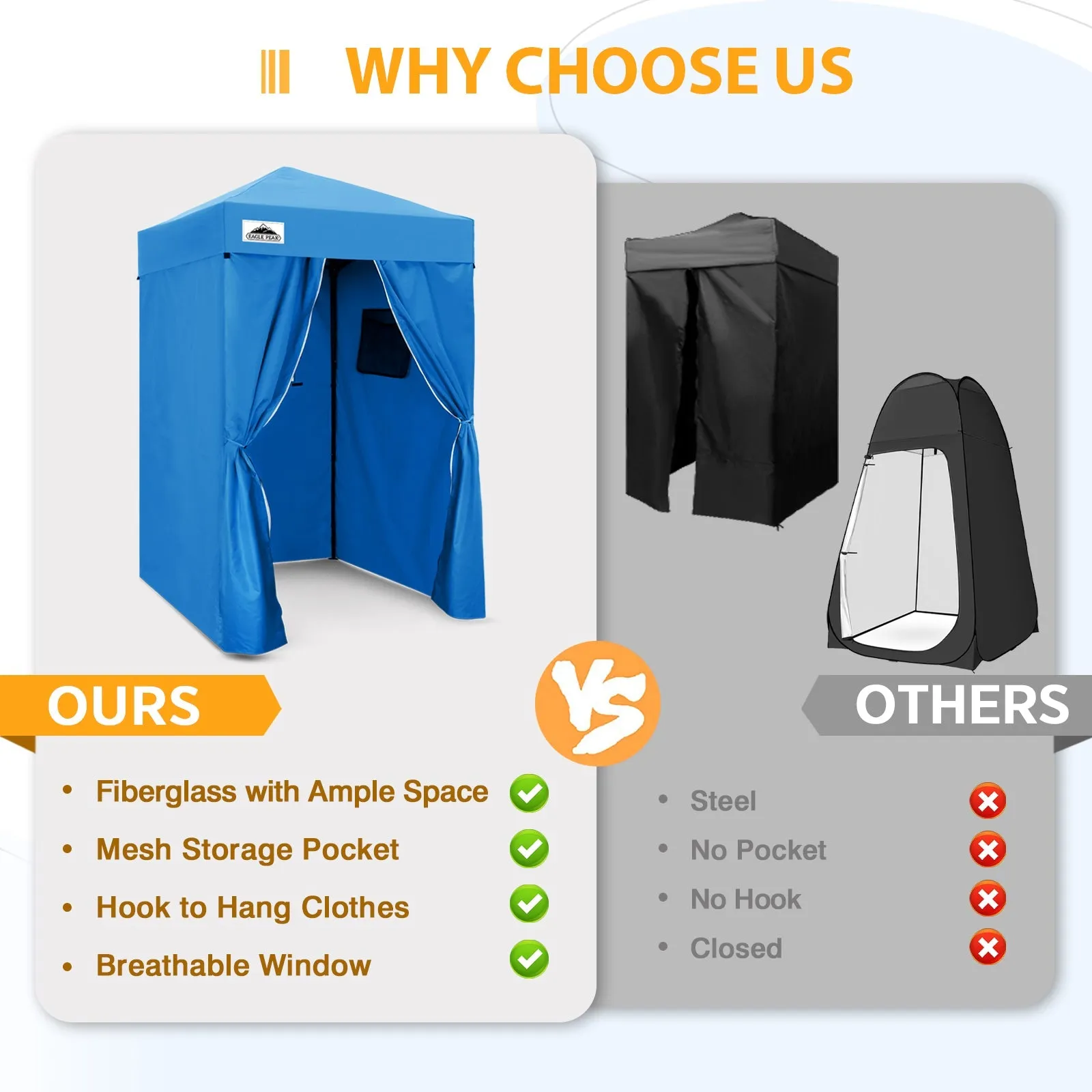 Flex Ultra Compact 4x4 Pop Up Changing Room Canopy