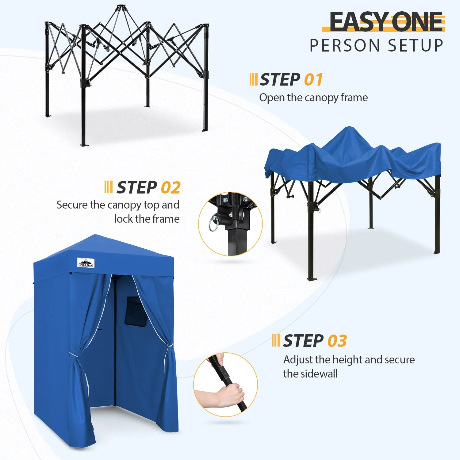 Flex Ultra Compact 4x4 Pop Up Changing Room Canopy