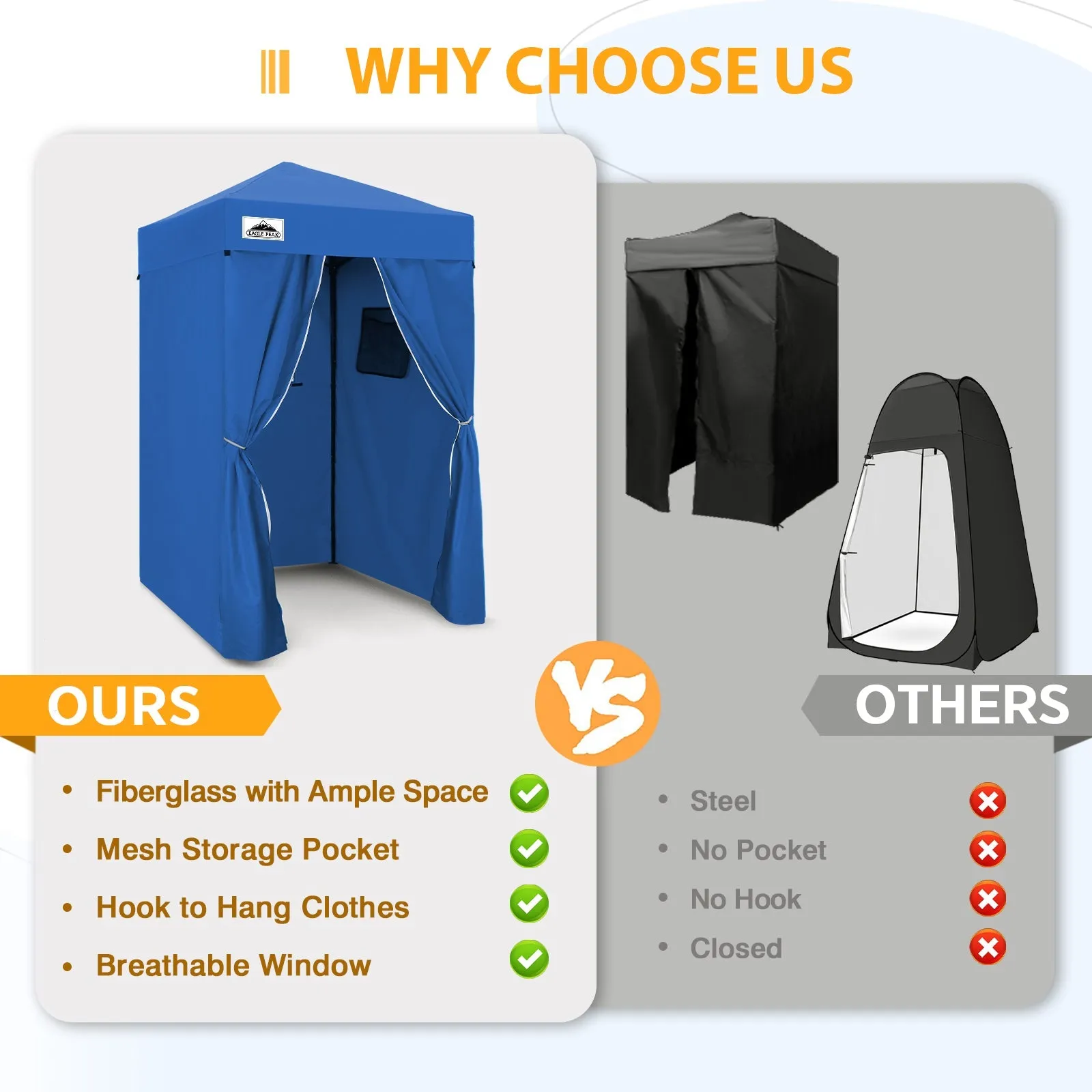 Flex Ultra Compact 4x4 Pop Up Changing Room Canopy
