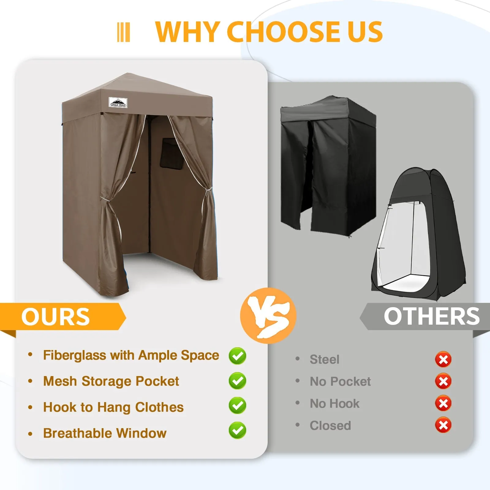 Flex Ultra Compact 4x4 Pop Up Changing Room Canopy