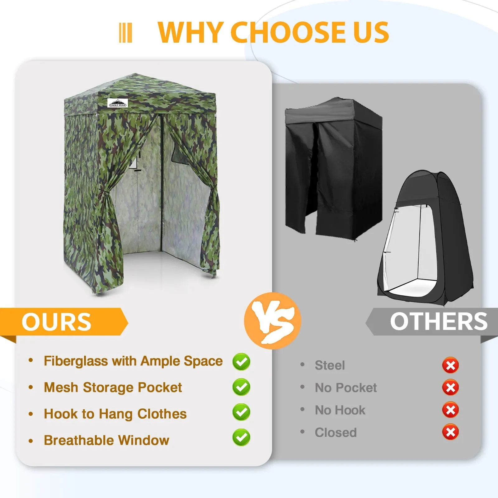 Flex Ultra Compact 4x4 Pop Up Changing Room Canopy
