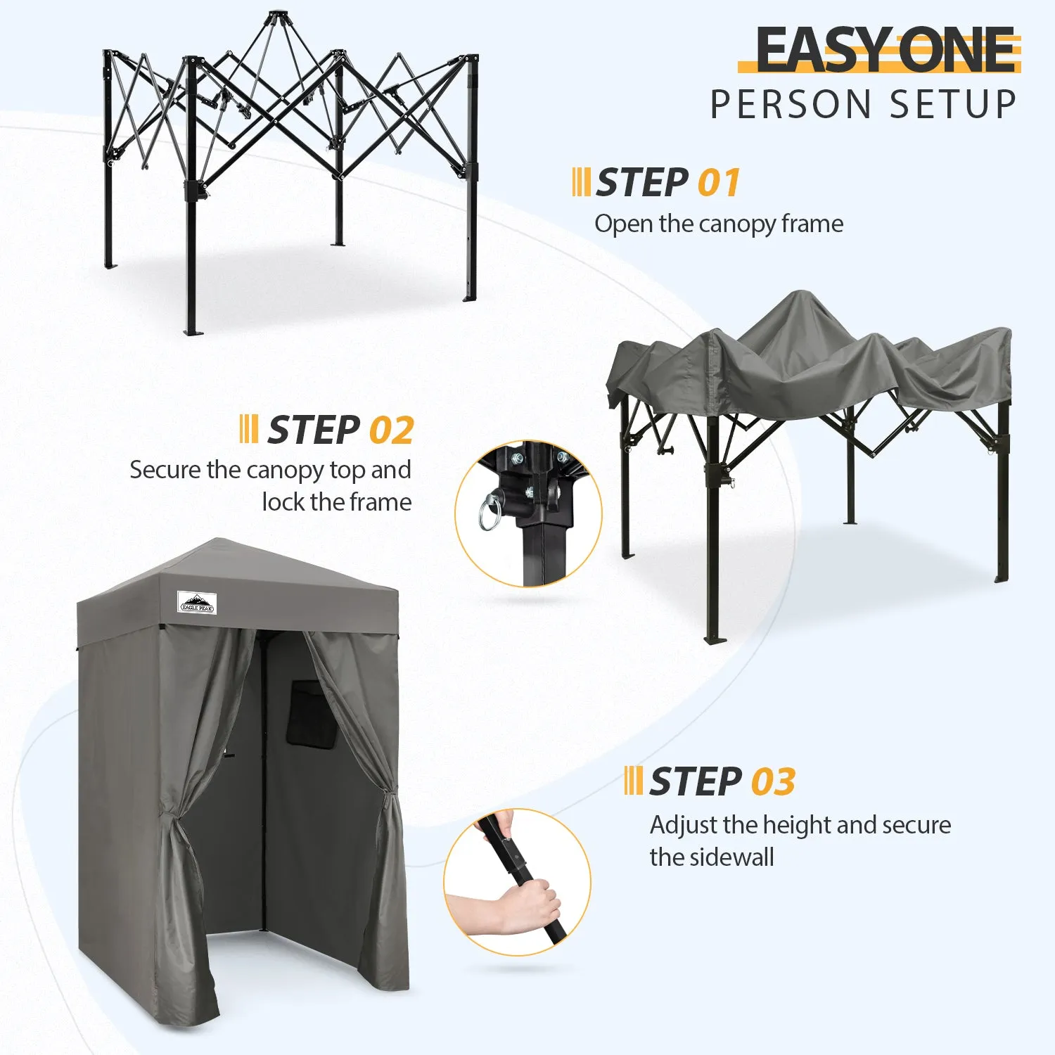 Flex Ultra Compact 4x4 Pop Up Changing Room Canopy