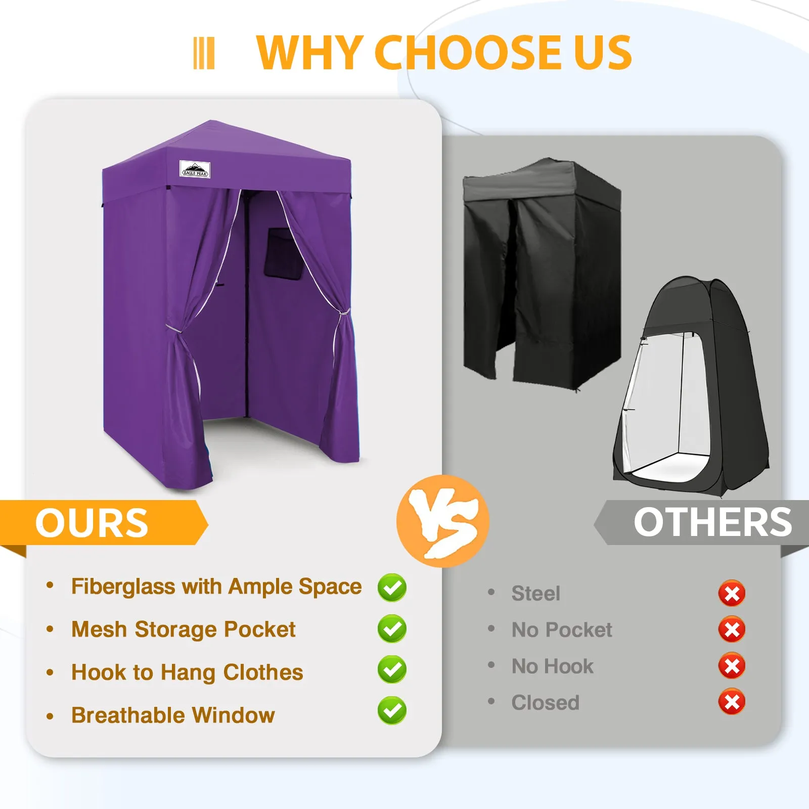 Flex Ultra Compact 4x4 Pop Up Changing Room Canopy