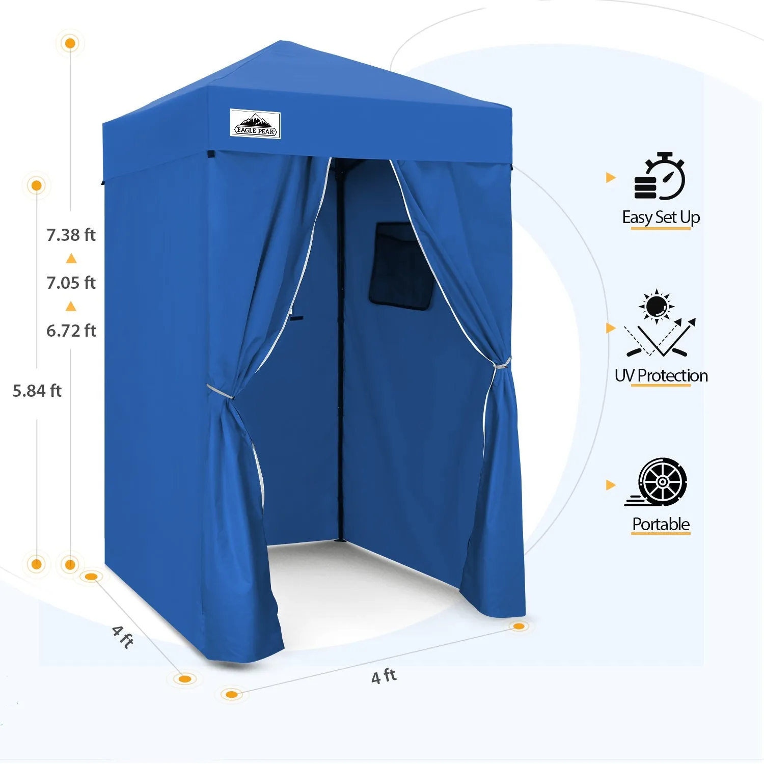 Flex Ultra Compact 4x4 Pop Up Changing Room Canopy