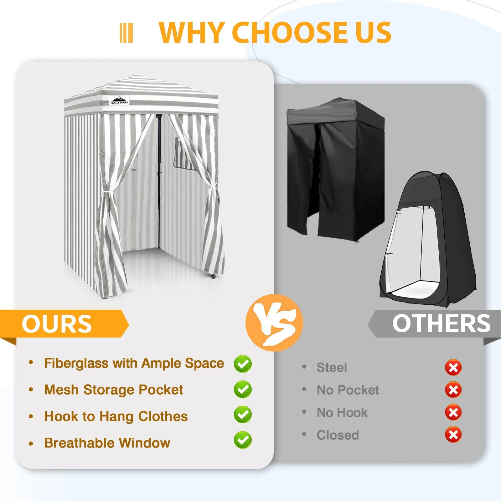 Flex Ultra Compact 4x4 Pop Up Changing Room Canopy