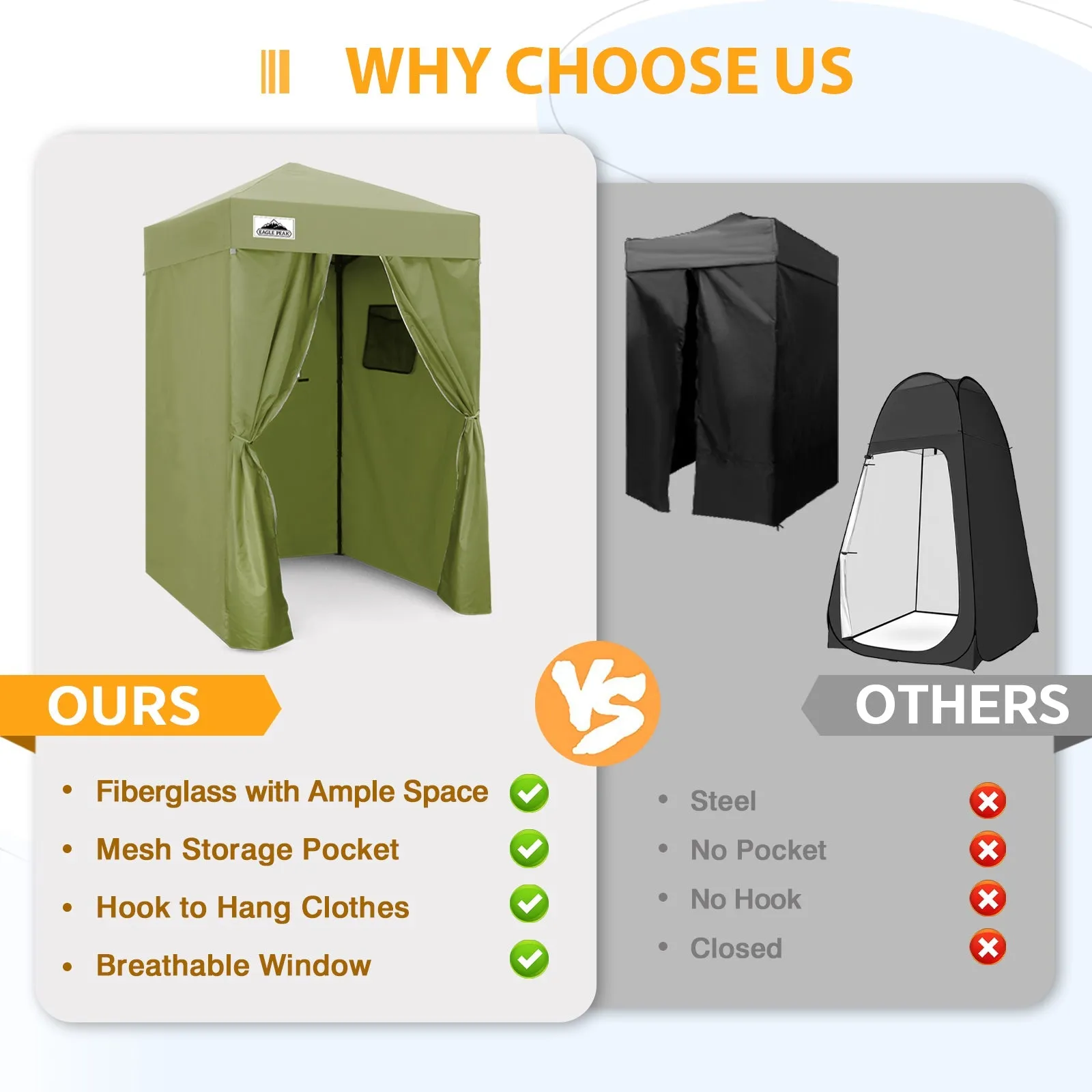 Flex Ultra Compact 4x4 Pop Up Changing Room Canopy