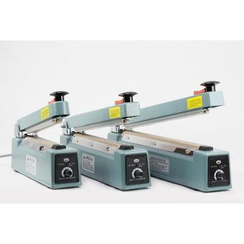 Hand Operated 2mm Impulse Heat Sealer w/ Cutter for 16" Wide Bags and Tubing