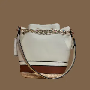 Iridescent Crystal Charm Strap  Glam Upgrade for Bags & Hats