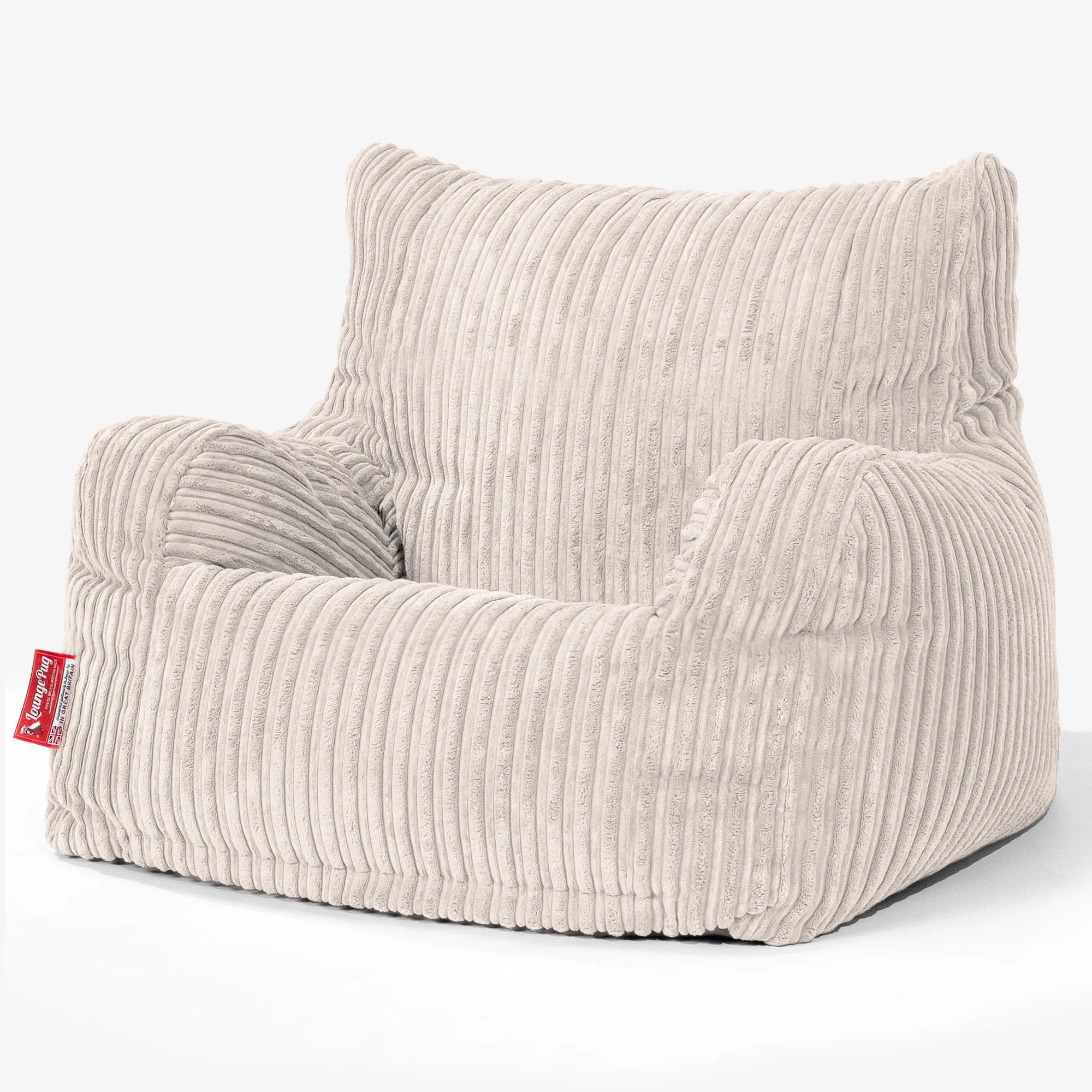 Josephine Bean Bag Armchair - Cord Ivory