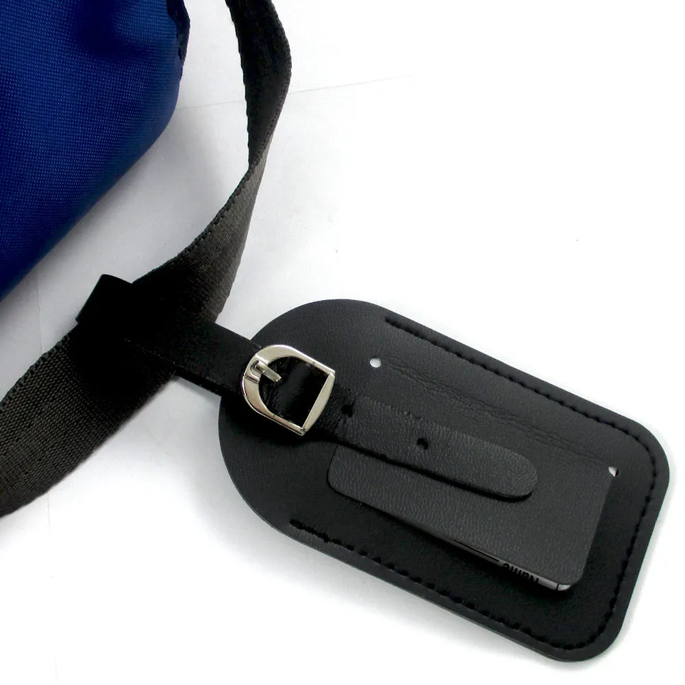 Lot 4 Luggage Tags Labels Strap Name Address ID Suitcase Bag Baggage Travel New