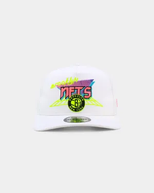 New Era Brooklyn Nets 'Retro Arcade' Prolight Old Golfer Snapback White