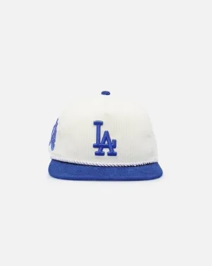 New Era Los Angeles Dodgers '2-Tone Corduroy' Golfer Snapback Chrome/Royal