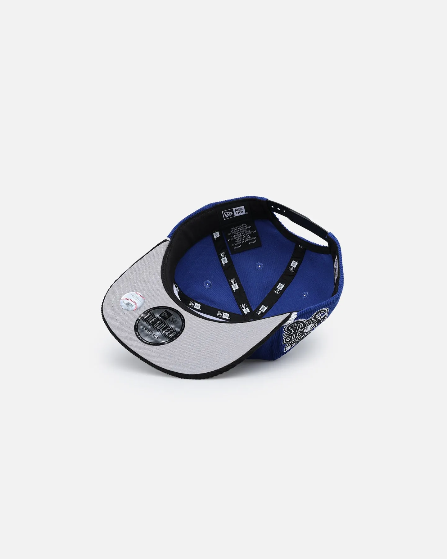 New Era Los Angeles Dodgers '2-Tone Corduroy' Golfer Snapback Royal/Black