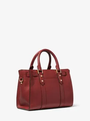 Nouveau Hamilton Small Pebbled Leather Satchel