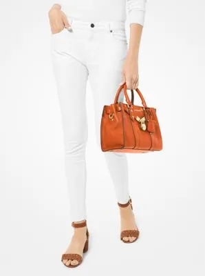 Nouveau Hamilton Small Pebbled Leather Satchel